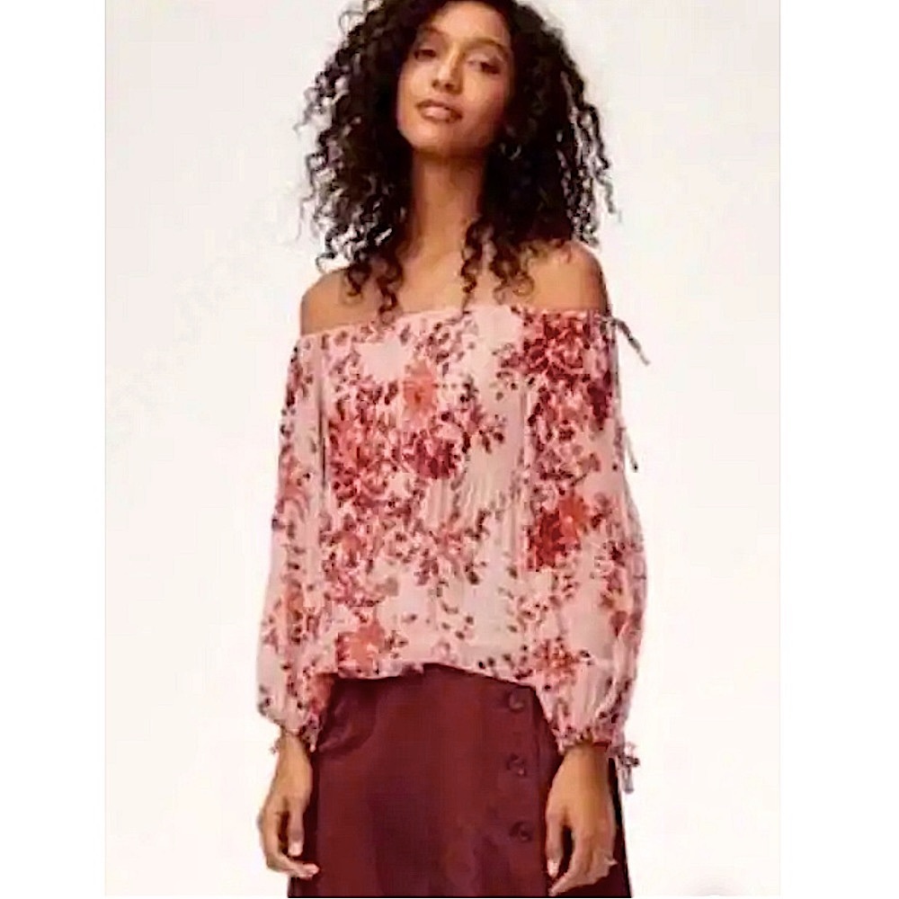 Wilfred Talence Off Shoulder Floral Blouse